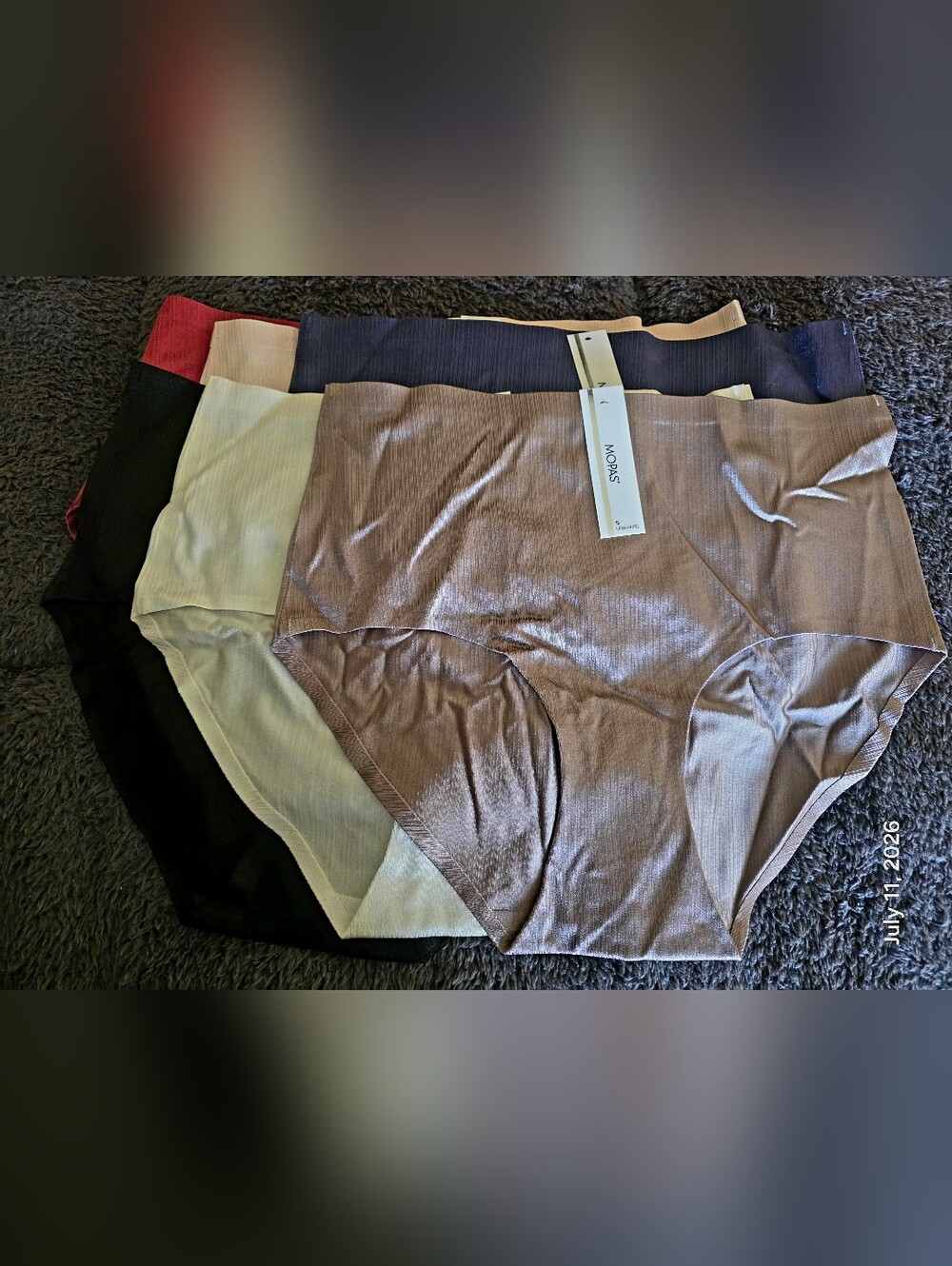 Mopas Seamless High-Waist Shaper Briefs in Taupe and Neutrals